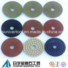 Colorful Series Standard Diamond Wet Use Polishing Pads